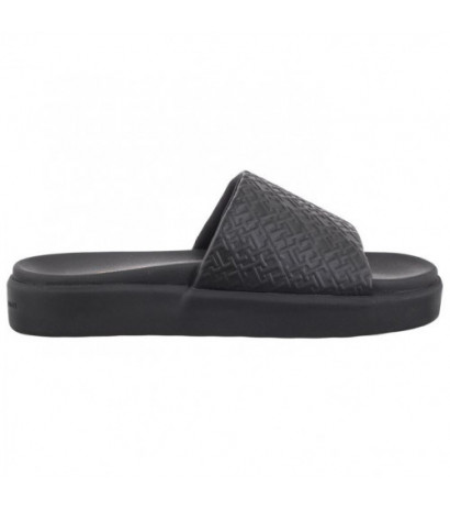 Tommy Hilfiger TH Platform Pool Slide Black FW0FW07855 BDS (TH1061-a) Moteriški batai/šlepetės