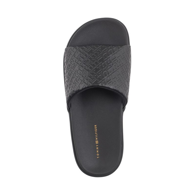 Tommy Hilfiger TH Platform Pool Slide Black FW0FW07855 BDS (TH1061-a) Moteriški batai/šlepetės