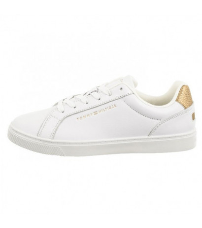 Tommy Hilfiger Essential Cupsole Sneaker White/Gold FW0FW07908 0K6 (TH1056-a) sportiniai bateliai