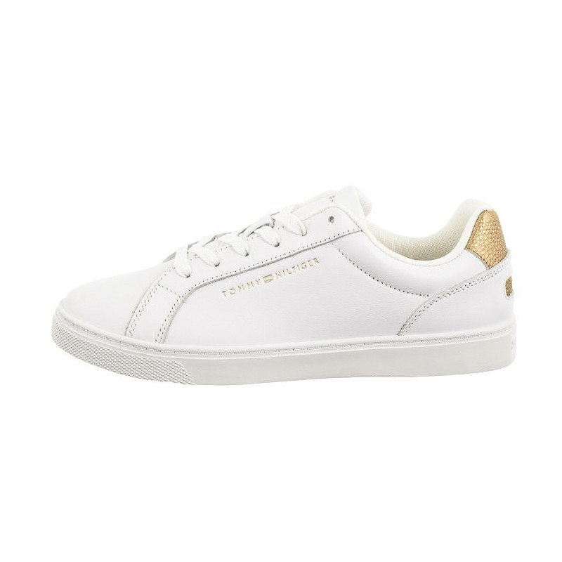 Tommy Hilfiger Essential Cupsole Sneaker White/Gold FW0FW07908 0K6 (TH1056-a) sportiniai bateliai