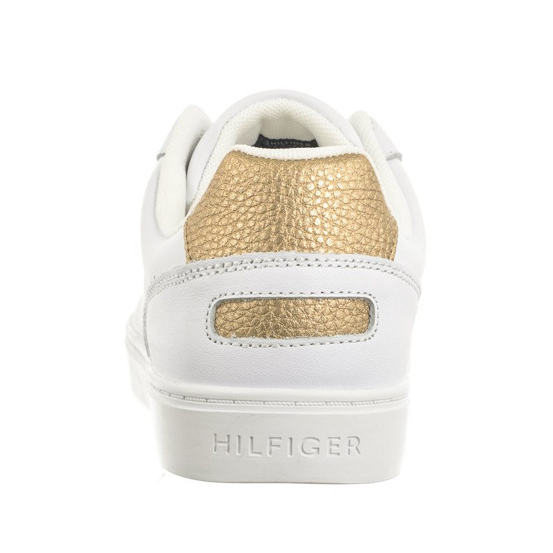 Tommy Hilfiger Essential Cupsole Sneaker White/Gold FW0FW07908 0K6 (TH1056-a) sportiniai bateliai
