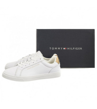 Tommy Hilfiger Essential Cupsole Sneaker White/Gold FW0FW07908 0K6 (TH1056-a) sportiniai bateliai