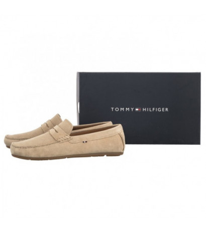 Tommy Hilfiger Casual Hilfiger Suede Driver Beige FM0FM04998 AEG (TH1054-b) batai