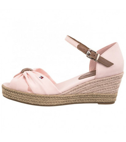 Tommy Hilfiger Basic Open Toe Mid Wedge Whimsy Pink FW0FW04785 TJQ (TH1078-b) batai