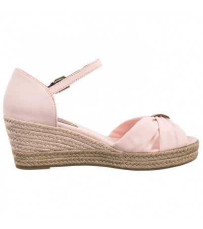 Tommy Hilfiger Basic Open Toe Mid Wedge Whimsy Pink FW0FW04785 TJQ (TH1078-b) batai