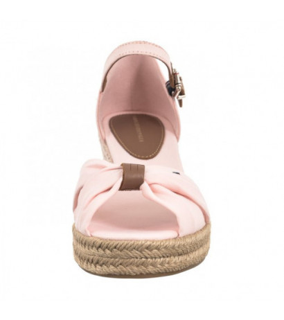 Tommy Hilfiger Basic Open Toe Mid Wedge Whimsy Pink FW0FW04785 TJQ (TH1078-b) batai