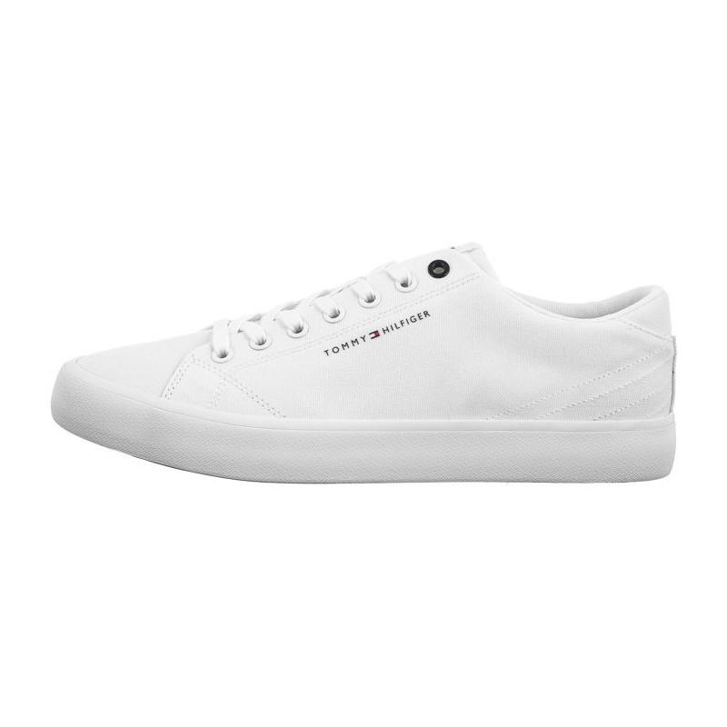 Tommy Hilfiger TH Hi Vulc Low Canvas White FM0FM04882 YBS (TH1079-a) sportiniai bateliai 