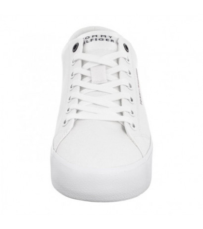 Tommy Hilfiger TH Hi Vulc Low Canvas White FM0FM04882 YBS (TH1079-a) sportiniai bateliai 