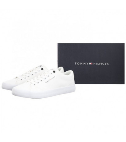 Tommy Hilfiger TH Hi Vulc Low Canvas White FM0FM04882 YBS (TH1079-a) sportiniai bateliai 