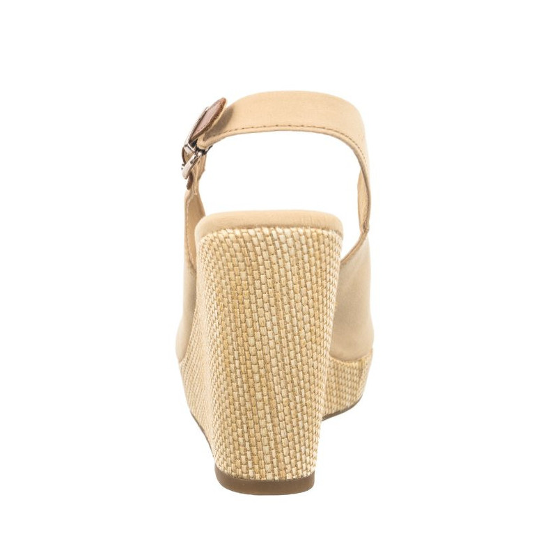 Tommy Hilfiger Iconic Elena Sling Back Wedge FW0FW04789 ACR Harvest Wheat (TH126-e) batai