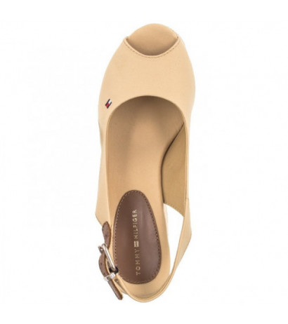 Tommy Hilfiger Iconic Elena Sling Back Wedge FW0FW04789 ACR Harvest Wheat (TH126-e) batai
