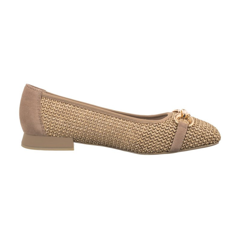 Caprice Beżowe 9-22503-42 311 Bark Comb (CP396-b) bateliai