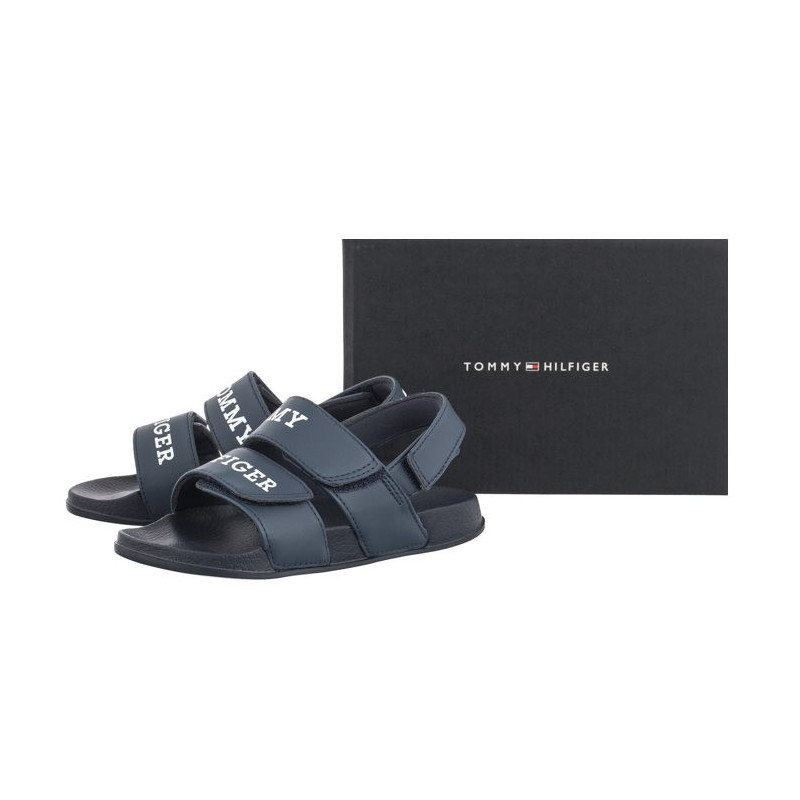 Tommy Hilfiger Velcro Sandal T1B2-33453-1172 800 Blue (TH1085-a) sandalai