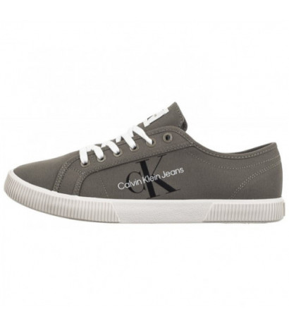 Calvin Klein Ess Vulcanized Low Laceup CS ML Dusty Olive/Bright White YM0YM00306 0IH (CK497-b) sportiniai bateliai 