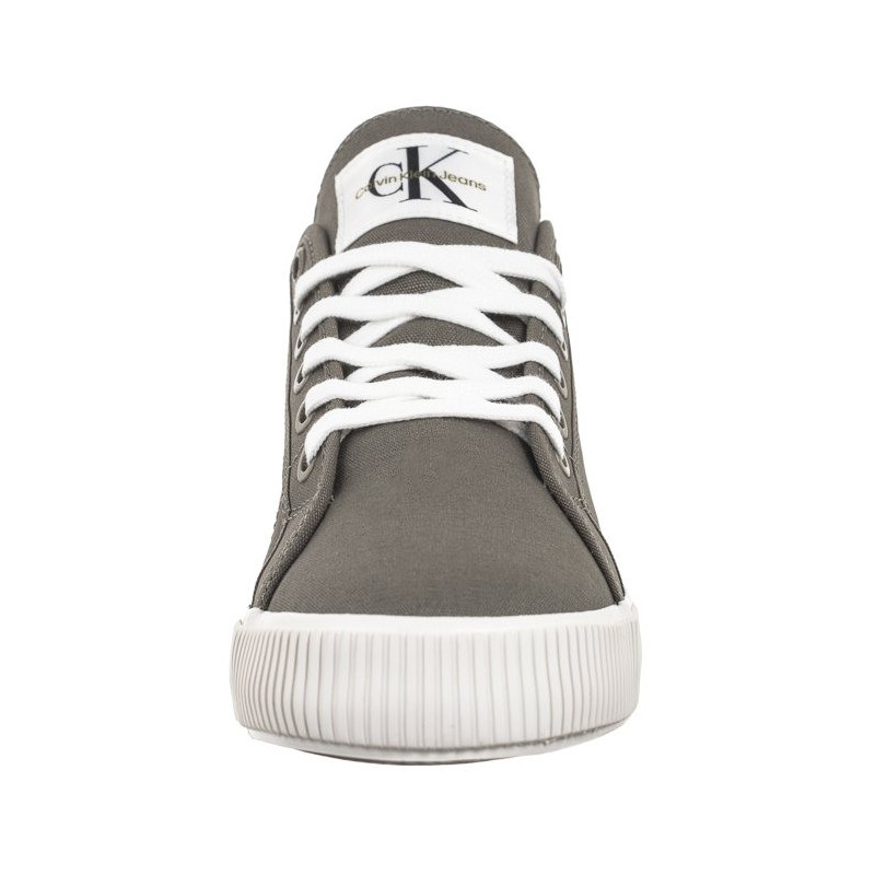 Calvin Klein Ess Vulcanized Low Laceup CS ML Dusty Olive/Bright White YM0YM00306 0IH (CK497-b) sportiniai bateliai 