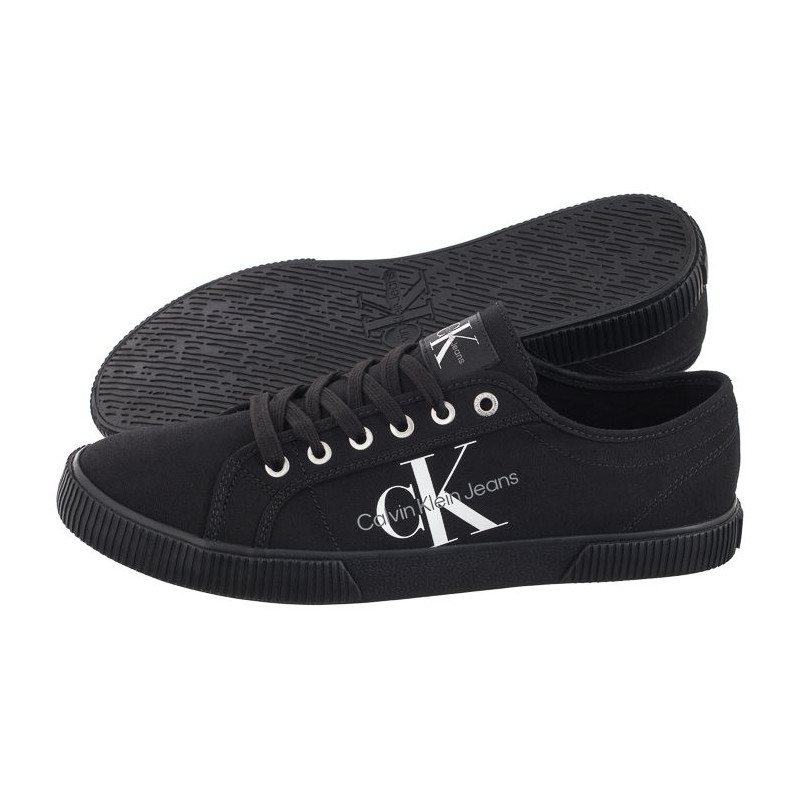 Calvin Klein Ess Vulcanized Low Laceup CS ML Triple Black YM0YM00306 0GL (CK497-a) sportiniai bateliai 