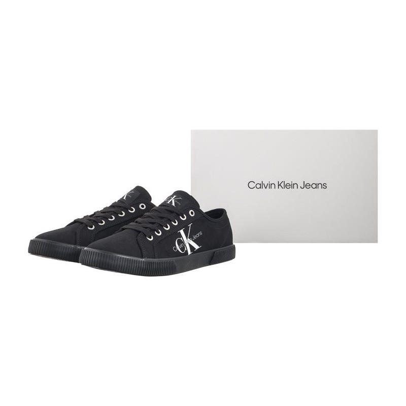Calvin Klein Ess Vulcanized Low Laceup CS ML Triple Black YM0YM00306 0GL (CK497-a) sportiniai bateliai 