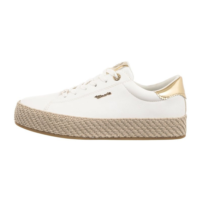 Tamaris Białe 1-23713-42 190 White/Gold (TM479-a) batai