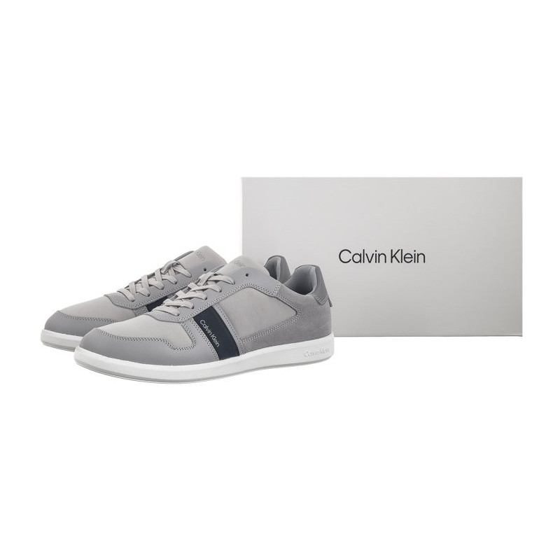 Calvin Klein Low Top Lace Up Mix Uk Grey/Navy HM0HM00491 0IY (CK498-a) batai