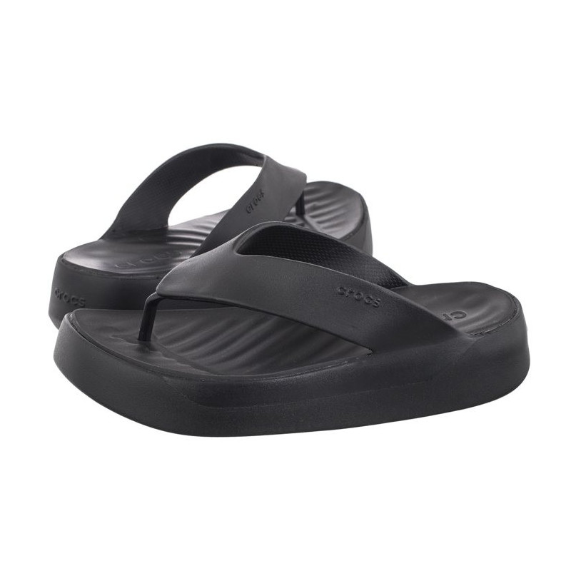 Crocs Getaway Platform Flip Black 209410-001 (CR308-a) bateliai