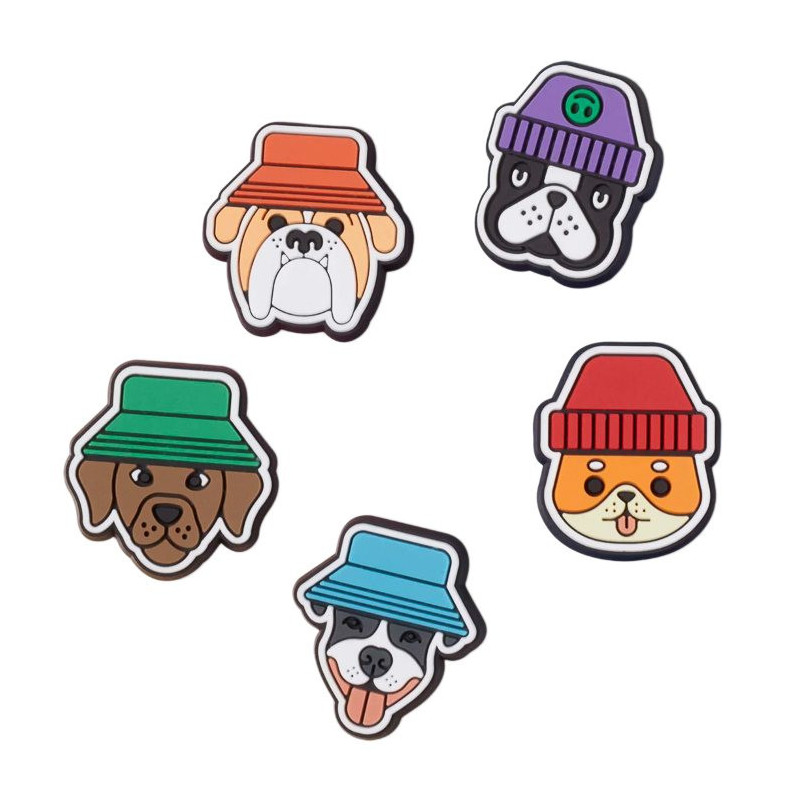 Crocs Jibbitz™ Dogs In Hats 5 Pack 10012184 (CR321-a) aksesuaras