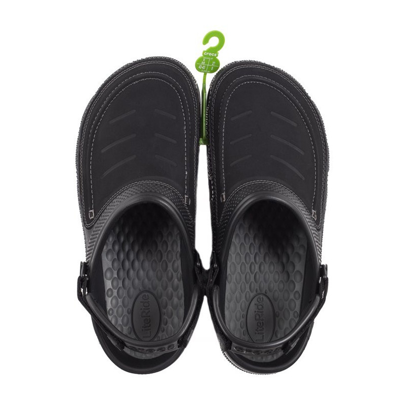 Crocs Yukon Vista II LR Clog Black/Slate Grey 207689-0DD (CR323-b) šlepetės
