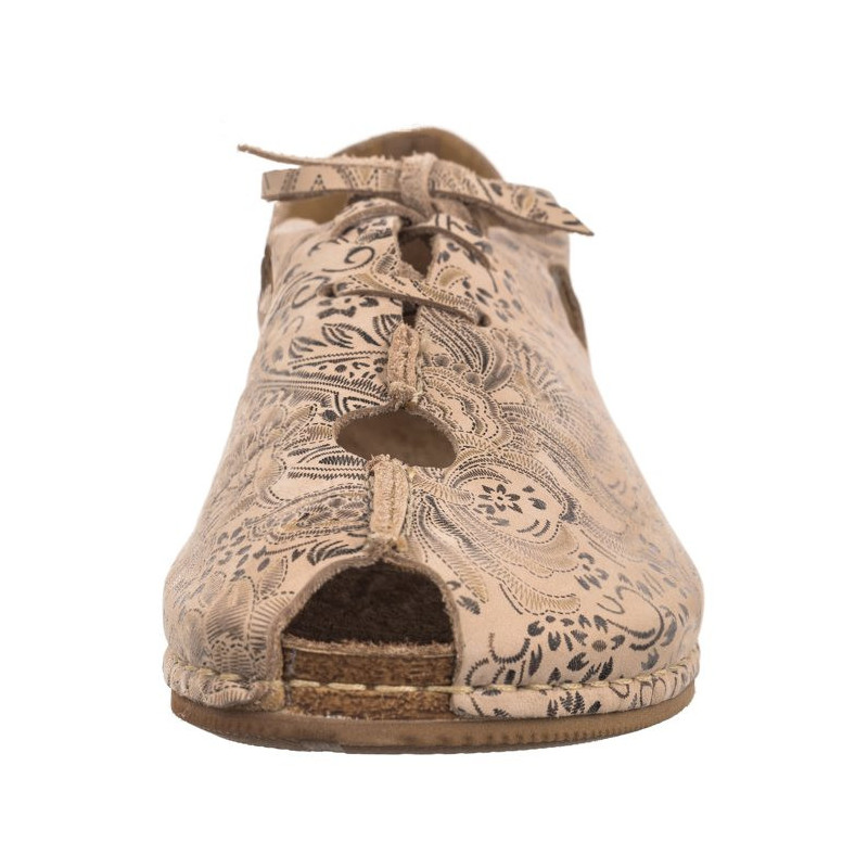 Maciejka Beżowe/Złote 06431-02/00-6 (MA1178-c) sandalai