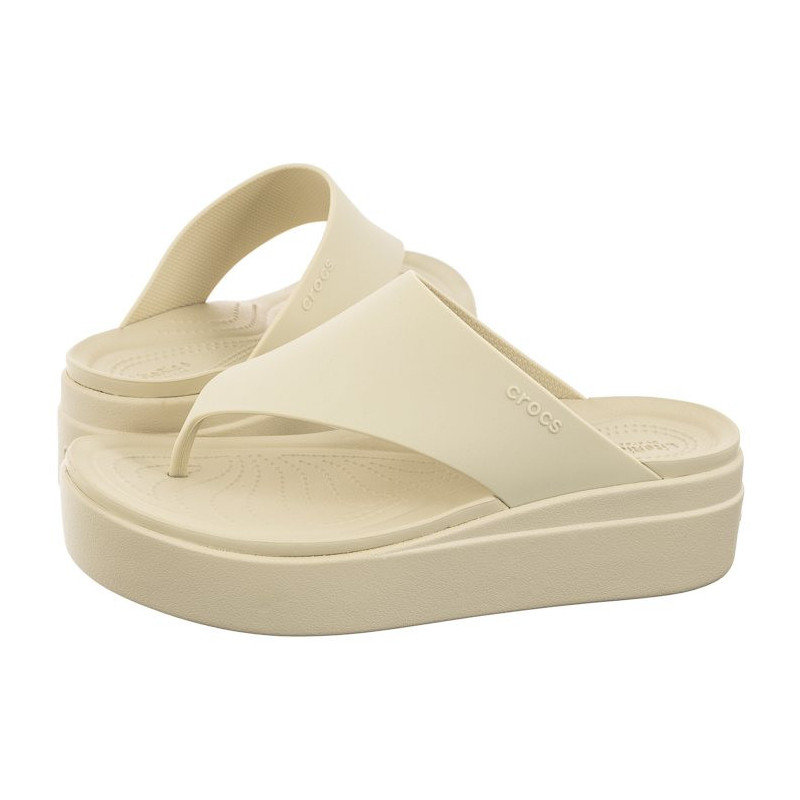 Crocs Brooklyn Flip Bone 208727-2Y2 (CR312-a) bateliai