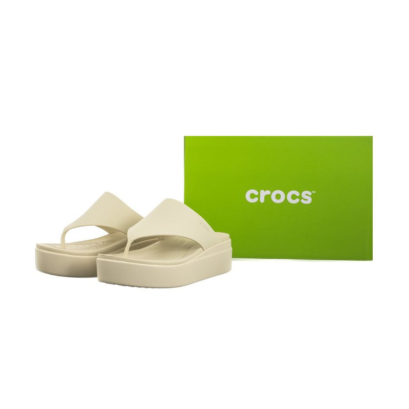 Crocs Brooklyn Flip Bone 208727-2Y2 (CR312-a) šlepetės