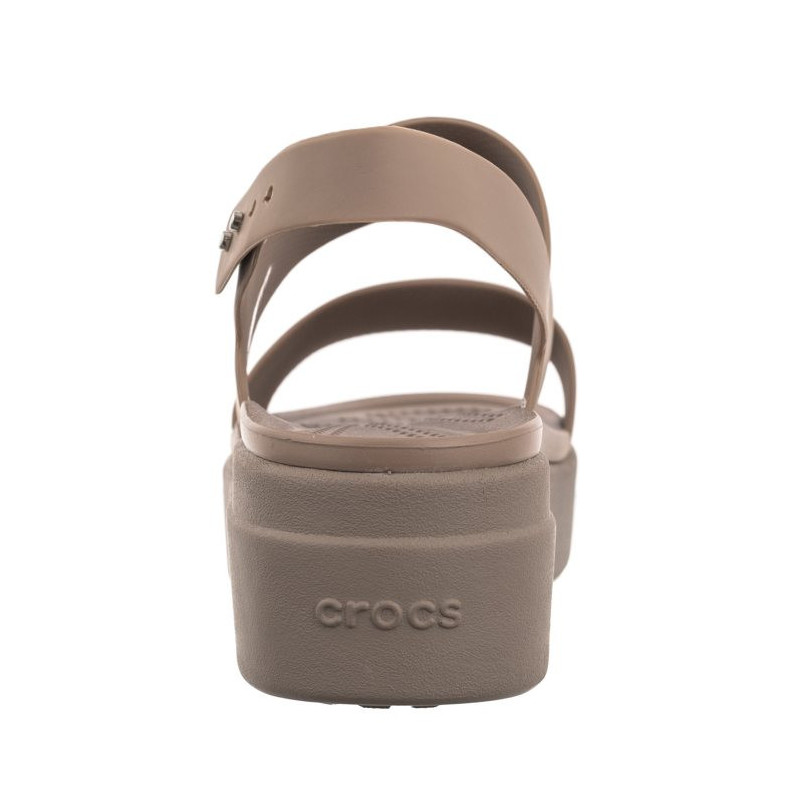 Crocs Brooklyn Low Wedge W Latte/Mushroom 206453-2EL (CR199-f) bateliai