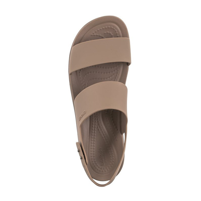 Crocs Brooklyn Low Wedge W Latte/Mushroom 206453-2EL (CR199-f) bateliai