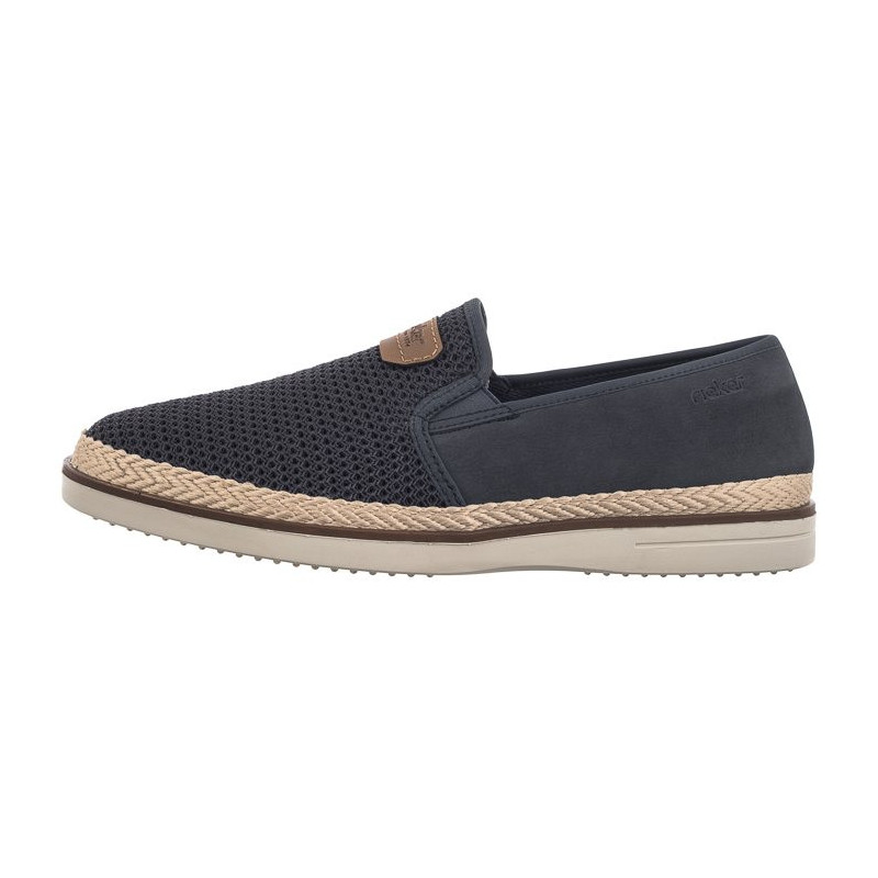 Rieker Granatowe B2366-14 Blue (RI162-a) batai