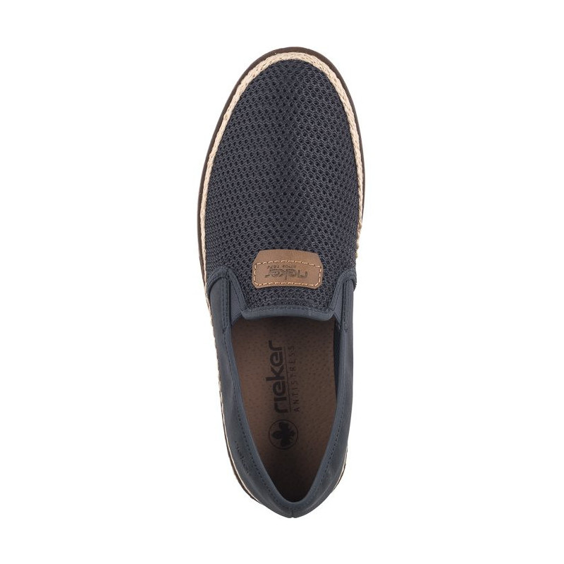 Rieker Granatowe B2366-14 Blue (RI162-a) batai