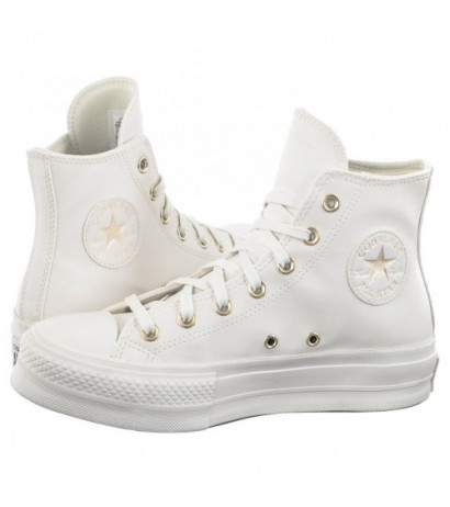 Converse CTAS Lift Hi Vintage White/Egret/Gold A03719C (CO664-a) bateliai