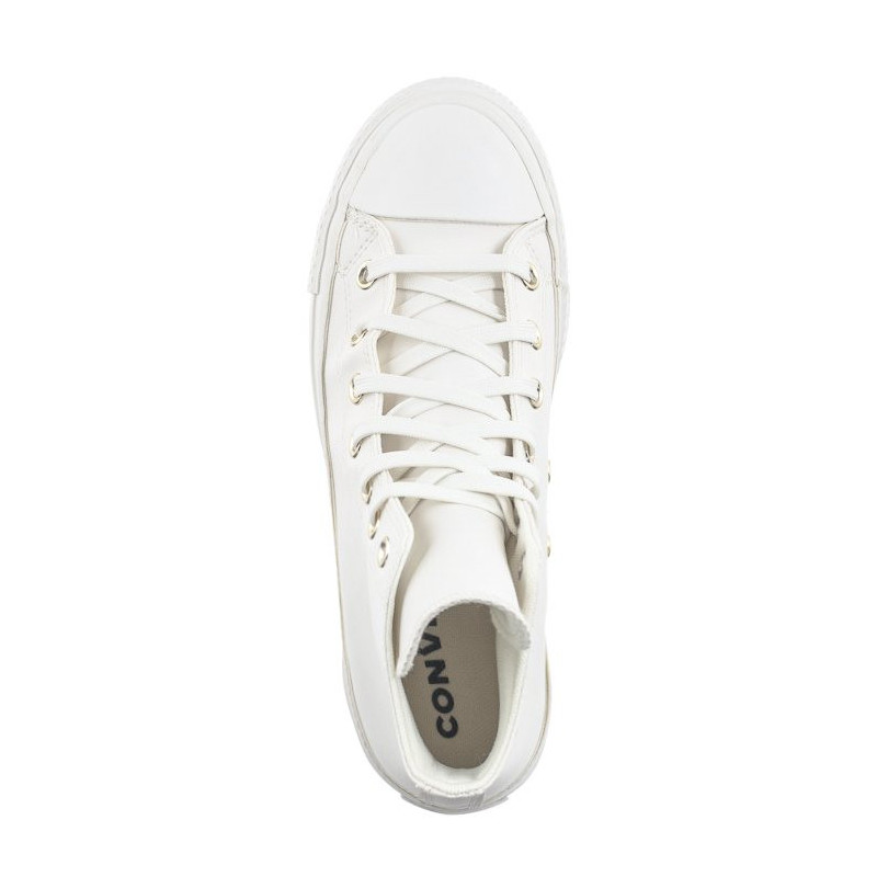 Converse CTAS Lift Hi Vintage White/Egret/Gold A03719C (CO664-a) bateliai