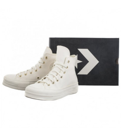 Converse CTAS Lift Hi Vintage White/Egret/Gold A03719C (CO664-a) bateliai