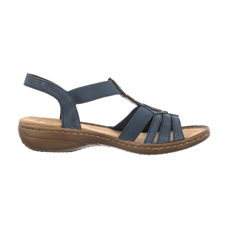 Rieker Niebieskie 60800-14 Blue (RI167-a) sandalai