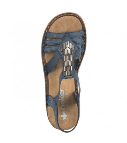 Rieker Niebieskie 60800-14 Blue (RI167-a) sandalai