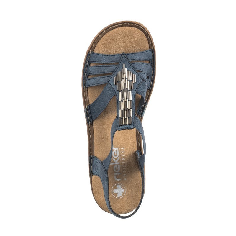 Rieker Niebieskie 60800-14 Blue (RI167-a) sandalai