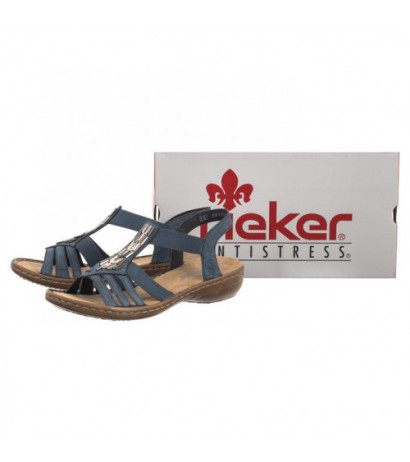 Rieker Niebieskie 60800-14 Blue (RI167-a) sandalai