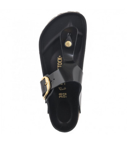 Birkenstock Gizeh Big Buckle High-Shine Black 1021467 (BK253-a) šlepetės