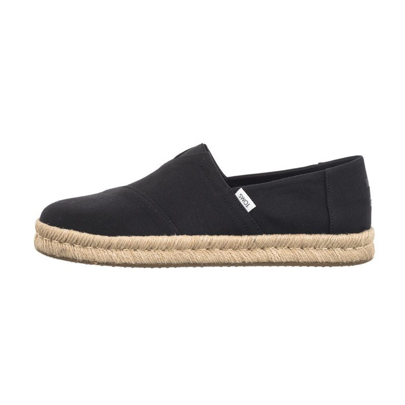 Toms Alp Rope 2.0 Black Recycled Cotton Slubby Woven 10019875 (TS38-b) sportiniai bateliai 