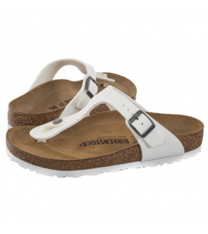 Birkenstock Gizeh Bs White 0745531 (BK242-b) šlepetės