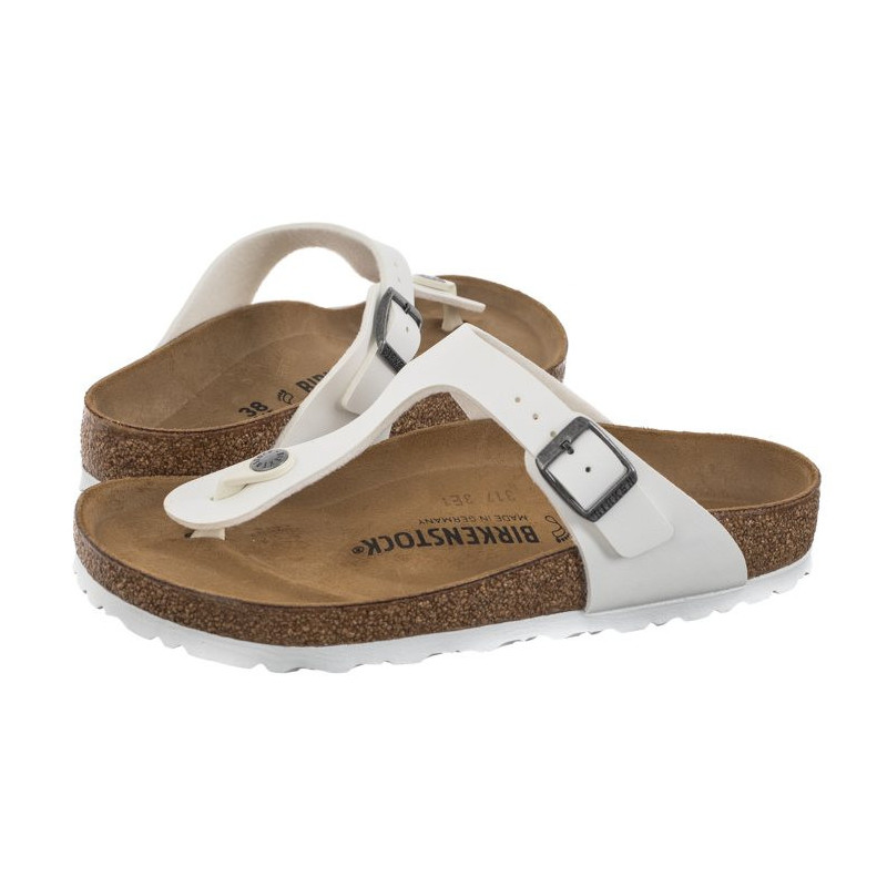 Birkenstock Gizeh Bs White 0745531 (BK242-b) šlepetės