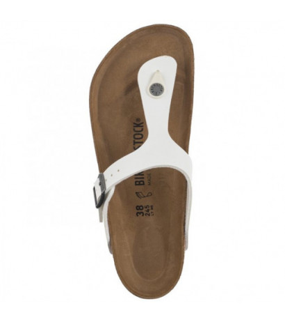 Birkenstock Gizeh Bs White 0745531 (BK242-b) šlepetės