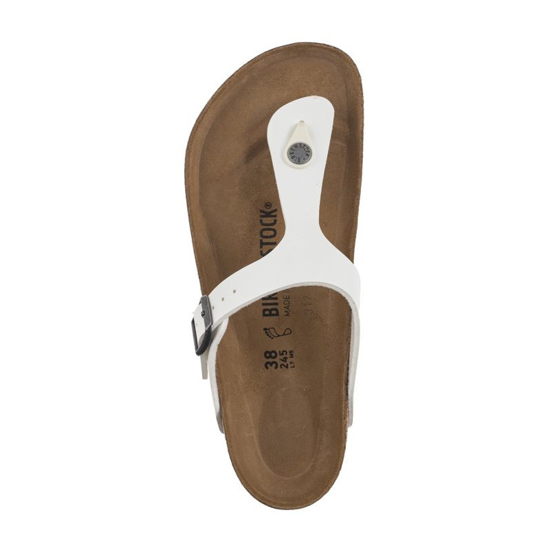 Birkenstock Gizeh Bs White 0745531 (BK242-b) šlepetės