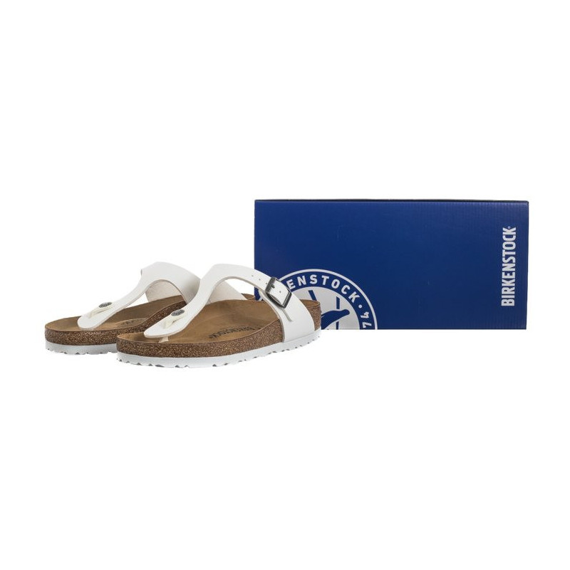 Birkenstock Gizeh Bs White 0745531 (BK242-b) šlepetės