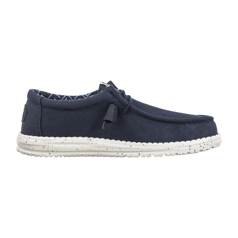 Hey Dude Wally Stretch Canvas Navy 40700-410 (HY14-a) batai