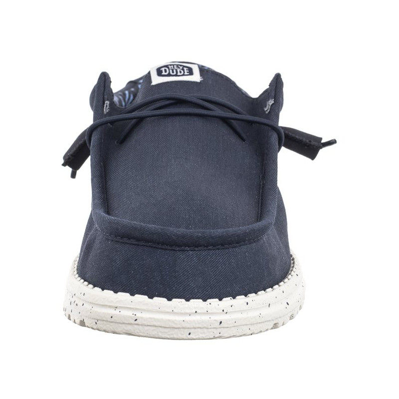 Hey Dude Wally Stretch Canvas Navy 40700-410 (HY14-a) batai