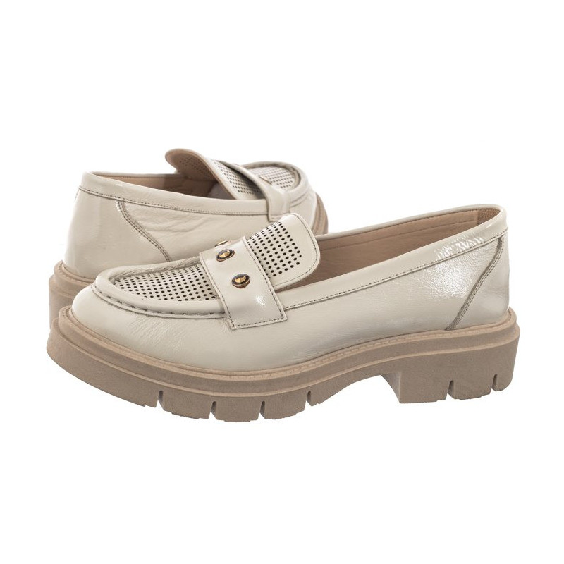 Venezia Beżowe Lakierowane  28384 Pat Beige (VE764-a) batai